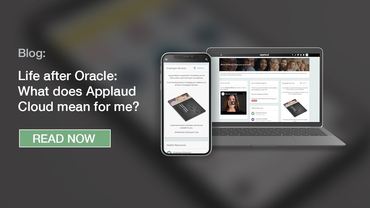 Life after Oracle: What does Applaud Cloud mean for me?
